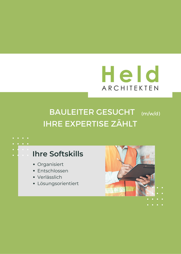 Bauleiter (m/w/d) in Hamburg zur Verstärkung unseres Teams gesucht!